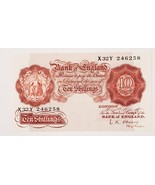 1955-60 Gran Bretaña 10 Chelines Nota P# 368c Au + Estado - $107.63 CAD