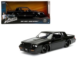 Dom&#39;s Buick Grand National Black &quot;Fast &amp; Furious&quot; Movie 1/24 Diecast Model Car - £35.22 GBP