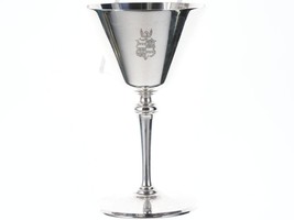 Antique Tiffany Sterling Armorial silver wine Goblet(s) (Multiple available) - £222.99 GBP