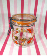 1970&#39;s Spice of Life French Arc Glass 3/4L Mason Wire Bale Jar Canister ... - $14.00
