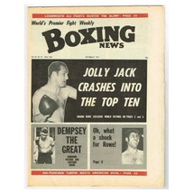 Boxing News Magazine October 8 1971 mbox3422/f Vol.27 No.41 Jolly Jack Crashes i - £3.09 GBP