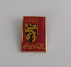 Belgium Olympic Games &amp; Coca-Cola Lapel Hat Pin - £5.75 GBP