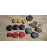 antique Battery Caps --- 1940&#39;s and up You get these 15 caps for 15 - $285.54 MXN