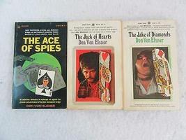 Lot of 3 Don Von Elsner JAKE WINKMAN Bridge Pro Mysteries Award Books 1960s [Har - £61.60 GBP