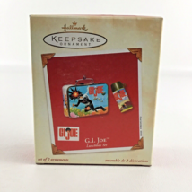 Hallmark Keepsake Christmas Ornament G.I. Joe Lunchbox Thermos Set Vintage 2002 - £20.34 GBP