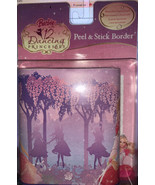 BARBIE WALLPAPER BORDER NEW 2007 12 DANCING PRINCESSES YORK PEEL STICK - $10.65 CAD