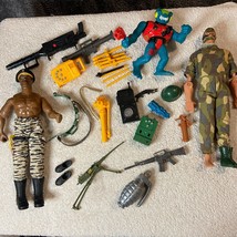 Gi Joe 12” Action Figures 1992 Vintage Mixed Lot Accessories For Parts B... - $22.57