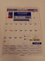 At-A-Glance 8&quot; x 11&quot; My Month Wall Calendar Dated Year 2016 Spiral Bound  - $14.99
