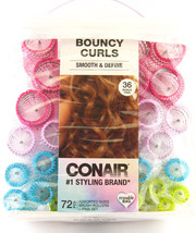 Conair Assorted Size Brush Hair Rollers - 36 Pcs. (61146) - $15.99