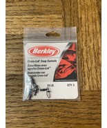 Berkley Cross-Lok Snap Swivels Size 12-BRAND NEW-SHIPS SAME BUSINESS DAY - €19,53 EUR