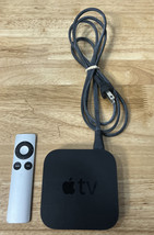 Apple TV 3rd Generation A1427 Streaming Media Player Remote &amp; Power Cord - £11.62 GBP