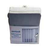 Neat well Soft Cotton Gazue Shower Curtain 72x72inches-Green - $80.82 CAD