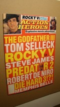 ACTION HEROES MAGAZINE 3 *NICE COPY* ROCKY PREDATOR DIE HARD GODFATHER - $9.85