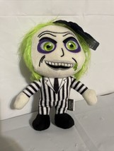 NEW Beetlejuice Halloween Movie Horror 9” Plush Dog Pet Toy w/ Squeaker. Fetch - £11.59 GBP