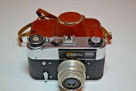 FED 5B # 025277 Fotocamera sovietica russa con obiettivo Industar 50 # 5849262 - £27.54 GBP