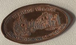 Heritage Village Pressed Elongated Penny Train Railroad Huntington West ... - £3.88 GBP