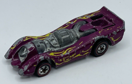 Hot Wheels Redline Jet Threat Vintage Purple Plum Car Mattel 1970 Hong Kong - £15.12 GBP