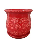 Pioneer Woman ~ Embossed ~ Timeless 6&quot; Geo Planter ~ Embossed ~ Stonewar... - $37.40