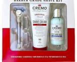 Cremo Barber Grade Shave Kit 6Pc Experience the Ultimate in Grooming Exc... - £15.66 GBP