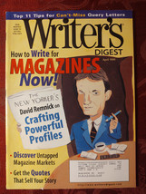 WRITERS DIGEST Magazine April 1999 David Remnick Lauren Kessler David King - £11.34 GBP