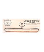 Classic Motifs Heart 12 Inch Fabric Holder With Dowel - €8,50 EUR
