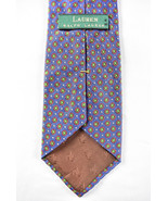 Vintage LAUREN By Ralph Lauren Neck Tie Purple Geometric 100% Silk USA H... - $33.83 CAD