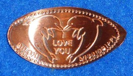 IRRESISTIBLE MISSISSIPPI BILOXI DOLPHINS I LOVE YOU HEART PENNY COLLECTO... - $4.99