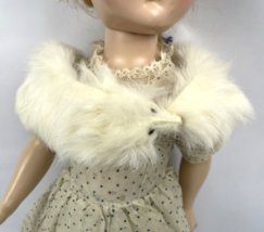 Vintage Fur Stole Wrap Pelt for Large French Fashion Doll Cissy 14&quot; - 21&quot; Japan - £50.21 GBP