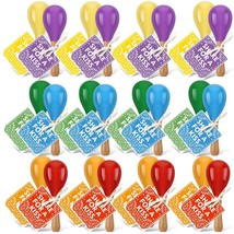 24 Sets Mini Wooden Wedding Maracas With Tags Bulk Wedding Party Noisemakers Wed - £35.23 GBP
