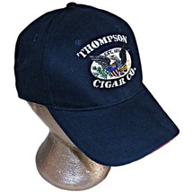 Thompson Cigar Company Established 1915 Embroidered Navy Blue Baseball C... - £21.89 GBP