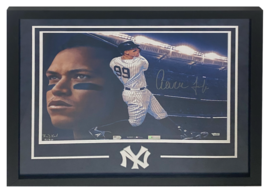 Aaron Judge Autographed Yankees Framed 16&quot; x 20&quot; B. Konnick Photo Fanatics LE 50 - £993.04 GBP