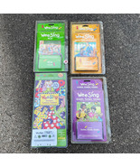 Wee Sing Lot of 4 Cassette Tapes &amp; Booklets Excellent Condition Games &amp; ... - £16.76 GBP