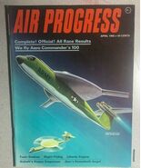 AIR PROGRESS Aviation Magazine April 1966   FREE US SHIPPING! - $270.05 MXN
