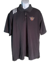 ADIDAS Men&#39;s Short Sleeve Button Down NBA PHOENIX SUNS Polo Shirt Black XL - $202.80 MXN