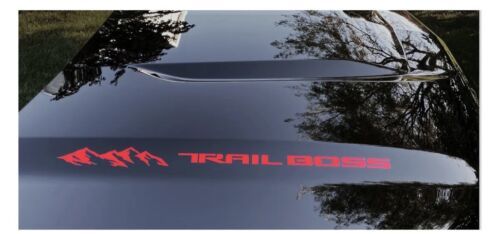 Primary image for 2019 20 21 22 Chevy Silverado Z71 Mountain TRAIL BOSS Hood Decal Graphic Set New