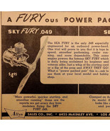 1974 Allyn Sea Fury Propeller Model Supply Advertisement Airplane Kits D... - €17,15 EUR