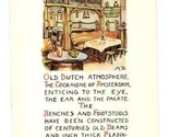 The Black Sheep on the Garret Postcard Amsterdam Holland Wine House - $11.88