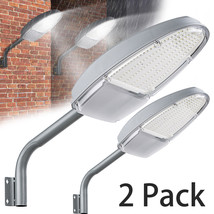 2 Packs Outdoor 144 Led Wall Street Light Waterproof Dusk To Dawn Sensor... - £100.64 GBP