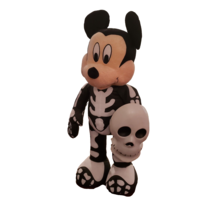 Gemmy Disney 26&quot; Mickey Mouse Standing Skeleton Figure with Halloween Mask - £62.80 GBP