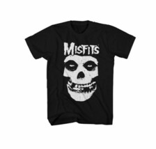 Misfits Skull Band Apparel Men&#39;s Graphic Crew Neck Short Sleeve T-Shirt ... - £18.67 GBP