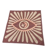 Crescent Moon Star Eye Pink Slip Cover Throw Pillow Case Boho Accent Tex... - $18.70
