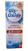 Gly Oxide Liquid Antiseptic Oral Cleanser Large 2 fl oz New Sealed EXP 1... - $53.20