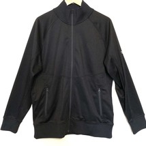 The North Face Black Jacket Men&#39;s Size Large Zip Front Back &amp; Sleeve Logo GUC - £17.09 GBP