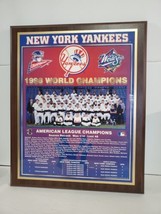 1998 New York Yankees World Series Champs plaque Jeter Williams Greats! - £7.47 GBP