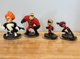 Disney Infinity The Incredibles Dash Syndrome Mr Incredible Mrs Increible - £11.48 GBP