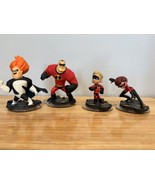 Disney Infinity The Incredibles Dash Syndrome Mr Incredible Mrs Increible - $14.84