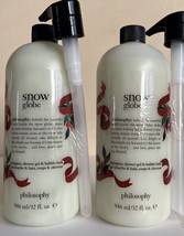 one  Philosophy Snow Globe Shampoo, Shower Gel and Bubble Bath - 32 fl. oz. - £34.81 GBP