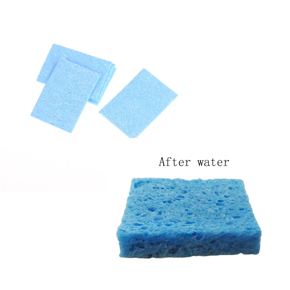 4x6cm Welding Cleaning Sponge Pads  Soldering  Solder Tip Hand Tools 5Pcs - $129.93