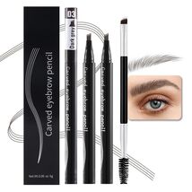 Magic Microblade Eyebrow Pen Waterproof Dark Grey 2Pcs 4-Tip Contouring ... - $49.51 MXN Magic Microblade Eyebrow Pen Waterproof Dark Grey 2Pcs 4-Tip Contouring ... - $49.51 MXN
