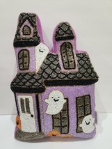 Halloween Cupcakes And Cashmere Purple Haunted House Spooky Ghost Beaded... - $1,107.02 MXN